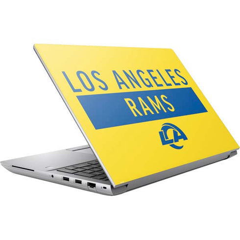 NFL Los Angeles Rams White Performance Series HP ZBook Fury 16 G10 Skin