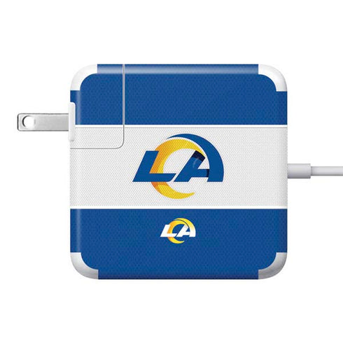NFL Los Angeles Rams Zone Block 85W Power Adapter (15 and 17 inch MacBook Pro Charger) Skin