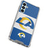 NFL Los Angeles Rams Zone Block Galaxy A16 5G Clear Case
