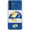 NFL Los Angeles Rams Zone Block Galaxy A35 5G Clear Case