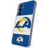 NFL Los Angeles Rams Zone Block Galaxy A35 5G Clear Case