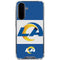 NFL Los Angeles Rams Zone Block Galaxy A36 5G Clear Case
