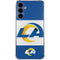 NFL Los Angeles Rams Zone Block Galaxy A55 5G Clear Case