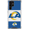 NFL Los Angeles Rams Zone Block Galaxy S23 Ultra Clear Case