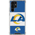 NFL Los Angeles Rams Zone Block Galaxy S23 Ultra Clear Case