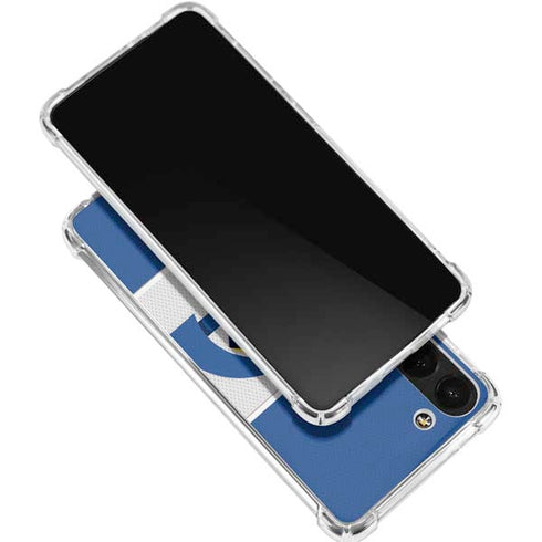 NFL Los Angeles Rams Zone Block Galaxy S24 FE Clear Case