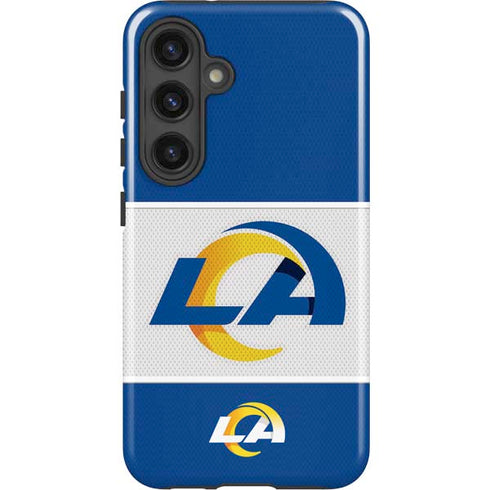 NFL Los Angeles Rams Zone Block Galaxy S25 Impact Case