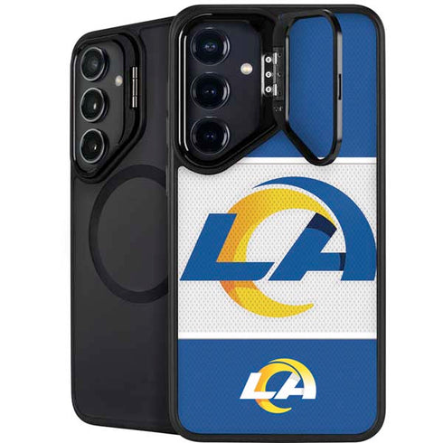 NFL Los Angeles Rams Zone Block Galaxy S25 Kickstand Case