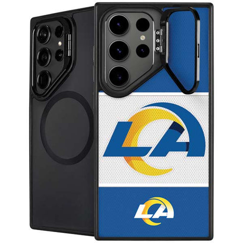 NFL Los Angeles Rams Zone Block Galaxy S25 Ultra Kickstand Case