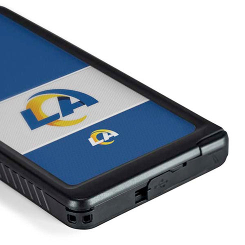 NFL Los Angeles Rams Zone Block Galaxy S24 Ultra Waterproof Case