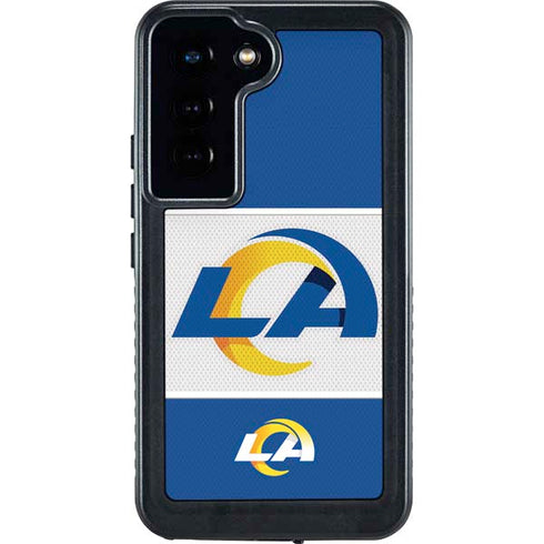 NFL Los Angeles Rams Zone Block Galaxy S24 Waterproof Case