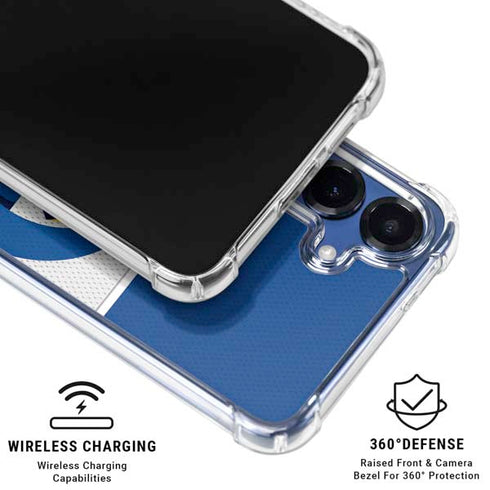 NFL Los Angeles Rams Zone Block Galaxy S25 Clear Case