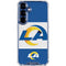 NFL Los Angeles Rams Zone Block Galaxy S25 Plus Clear Case