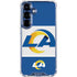 NFL Los Angeles Rams Zone Block Galaxy S25 Plus Clear Case