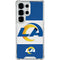 NFL Los Angeles Rams Zone Block Galaxy S25 Ultra Clear Case