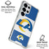 NFL Los Angeles Rams Zone Block Galaxy S25 Ultra Clear Case