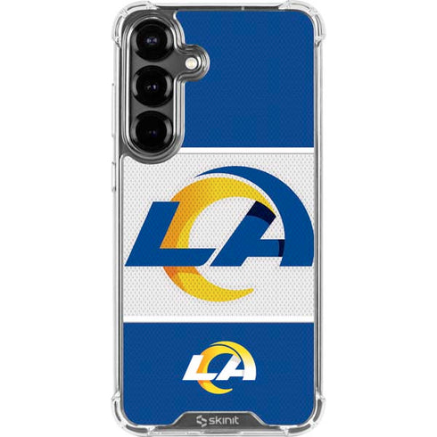 NFL Los Angeles Rams Zone Block Galaxy S26 Clear Case