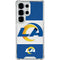 NFL Los Angeles Rams Zone Block Galaxy S26 Ultra Clear Case