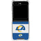 NFL Los Angeles Rams Zone Block Galaxy Z Flip6 Clear Case