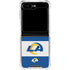 NFL Los Angeles Rams Zone Block Galaxy Z Flip6 Clear Case