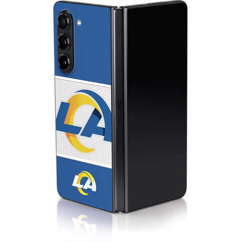 NFL Los Angeles Rams Zone Block Galaxy Z Fold5 5G Skin