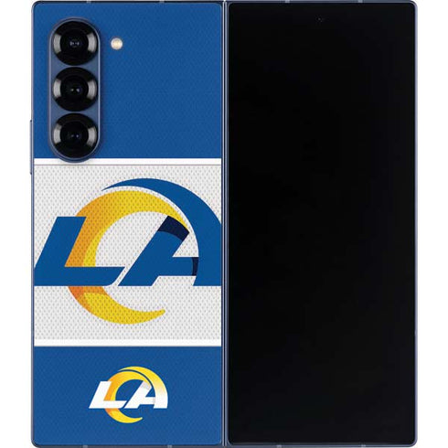 NFL Los Angeles Rams Zone Block Galaxy Z Fold6 Skin