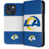 NFL Los Angeles Rams Zone Block iPhone 13 Folio Case