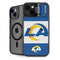 NFL Los Angeles Rams Zone Block iPhone 14 Plus Kickstand Case