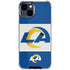 NFL Los Angeles Rams Zone Block iPhone 15 Clear Case