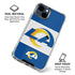 NFL Los Angeles Rams Zone Block iPhone 15 Clear Case