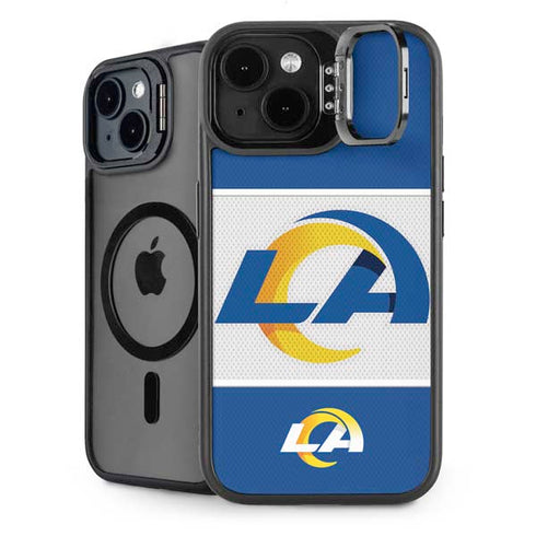 NFL Los Angeles Rams Zone Block iPhone 15 Plus Kickstand Case