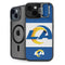 NFL Los Angeles Rams Zone Block iPhone 15 Plus Kickstand Case