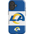NFL Los Angeles Rams Zone Block iPhone 16 Impact Case