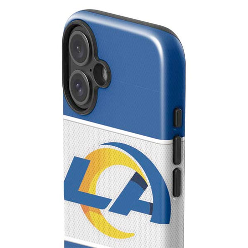 NFL Los Angeles Rams Zone Block iPhone 16 Plus Impact Case