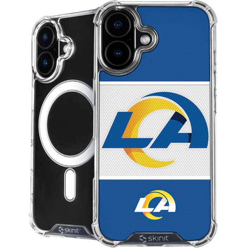 NFL Los Angeles Rams Zone Block iPhone 16 Plus MagSafe Case