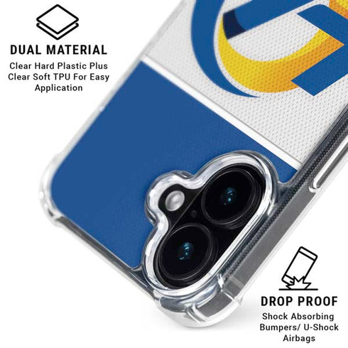 NFL Los Angeles Rams Zone Block iPhone 16 Plus MagSafe Case