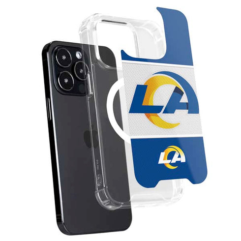 NFL Los Angeles Rams Zone Block iPhone 16 Pro MagSafe Case