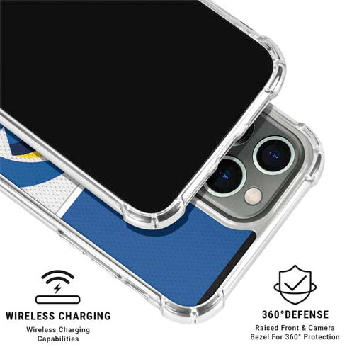 NFL Los Angeles Rams Zone Block iPhone 16 Pro Max Clear Case