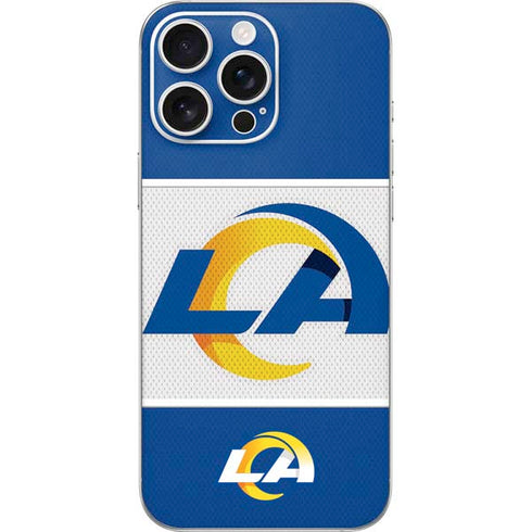 NFL Los Angeles Rams Zone Block iPhone 16 Pro Max Skin