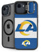 NFL Los Angeles Rams Zone Block iPhone 16e Kickstand Case