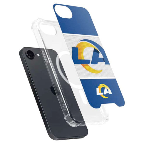 NFL Los Angeles Rams Zone Block iPhone 16e MagSafe Case