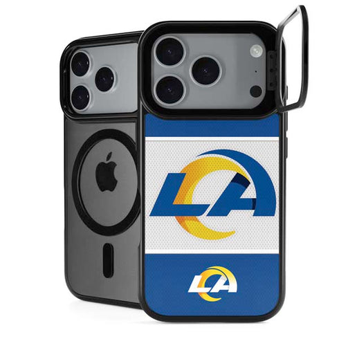 NFL Los Angeles Rams Zone Block iPhone 18 Pro Kickstand Case