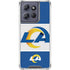 NFL Los Angeles Rams Zone Block Moto G 5G (2025) Clear Case