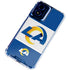 NFL Los Angeles Rams Zone Block Moto G 5G (2024) Clear Case