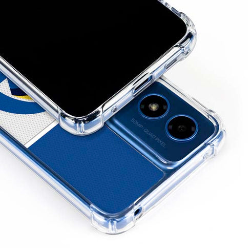 NFL Los Angeles Rams Zone Block Moto G 5G (2024) Clear Case