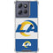 NFL Los Angeles Rams Zone Block Moto G Play 5G (2025) Clear Case