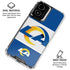 NFL Los Angeles Rams Zone Block Moto G Power 5G (2024) Clear Case