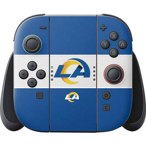 NFL Los Angeles Rams Zone Block Nintendo Switch 2 (2025) Joy-Con Controller Skin