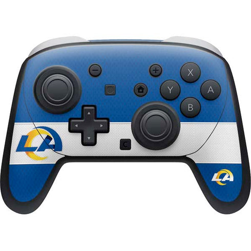 NFL Los Angeles Rams Zone Block Nintendo Switch 2 (2025) Pro Controller Skin