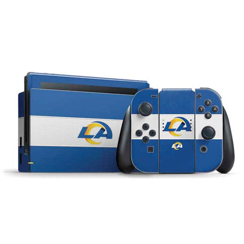NFL Los Angeles Rams Zone Block Nintendo Skins